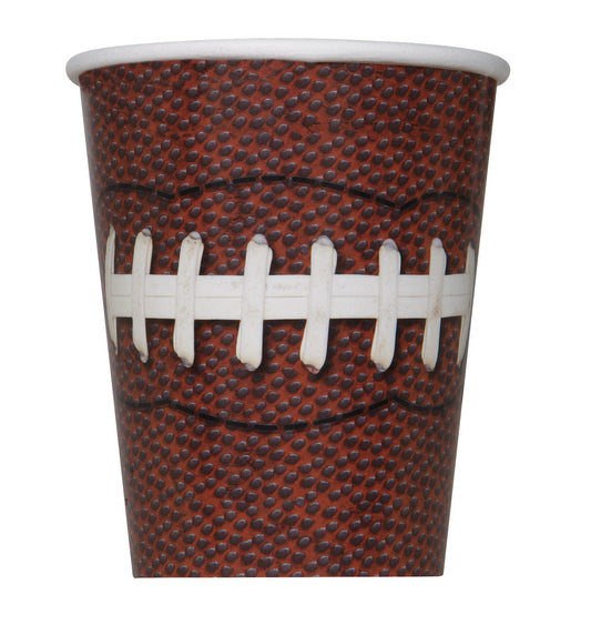 Vasos de 9oz de fútbol, 8 unidades