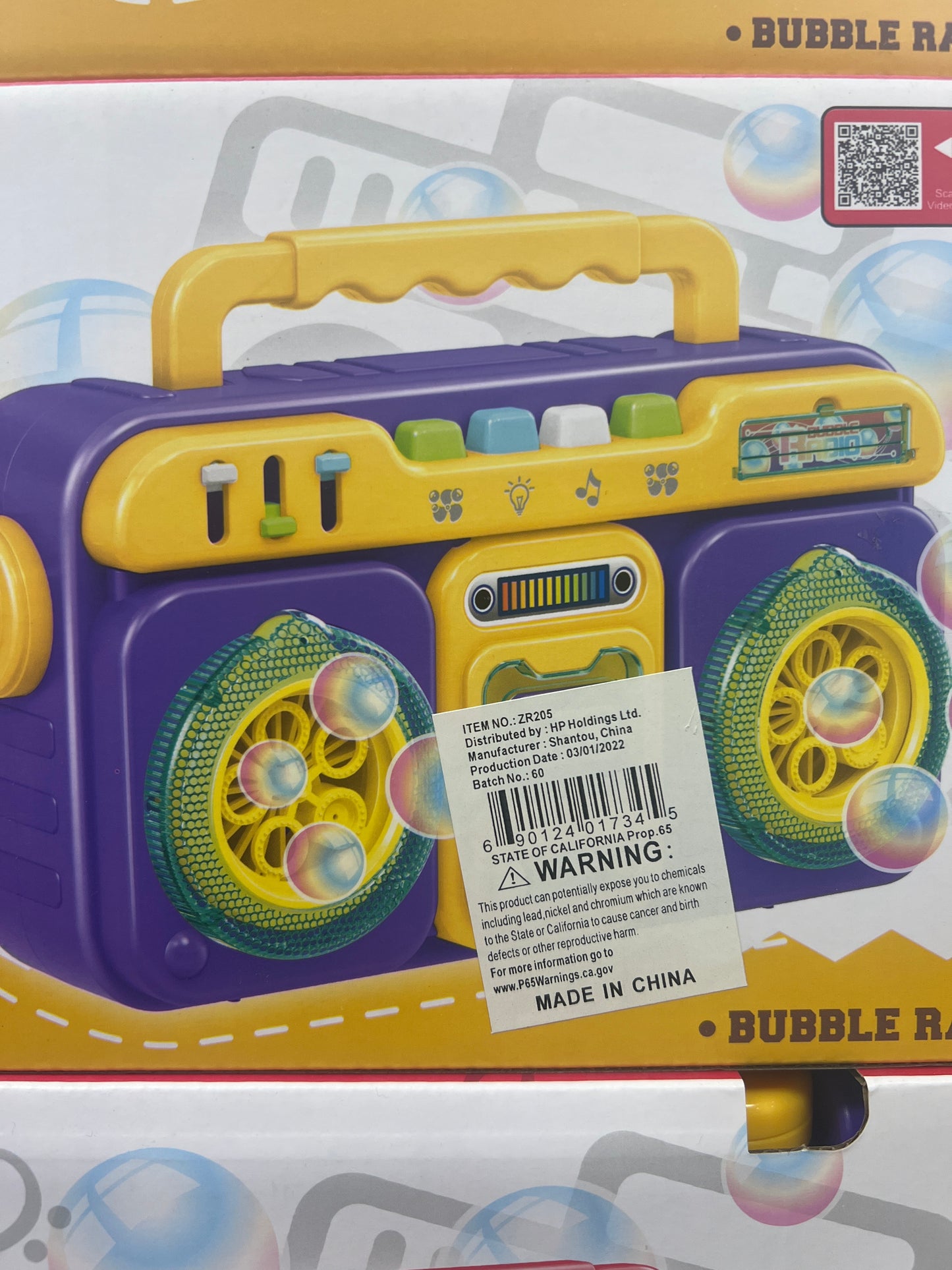 Máquina de Radio de Burbujas