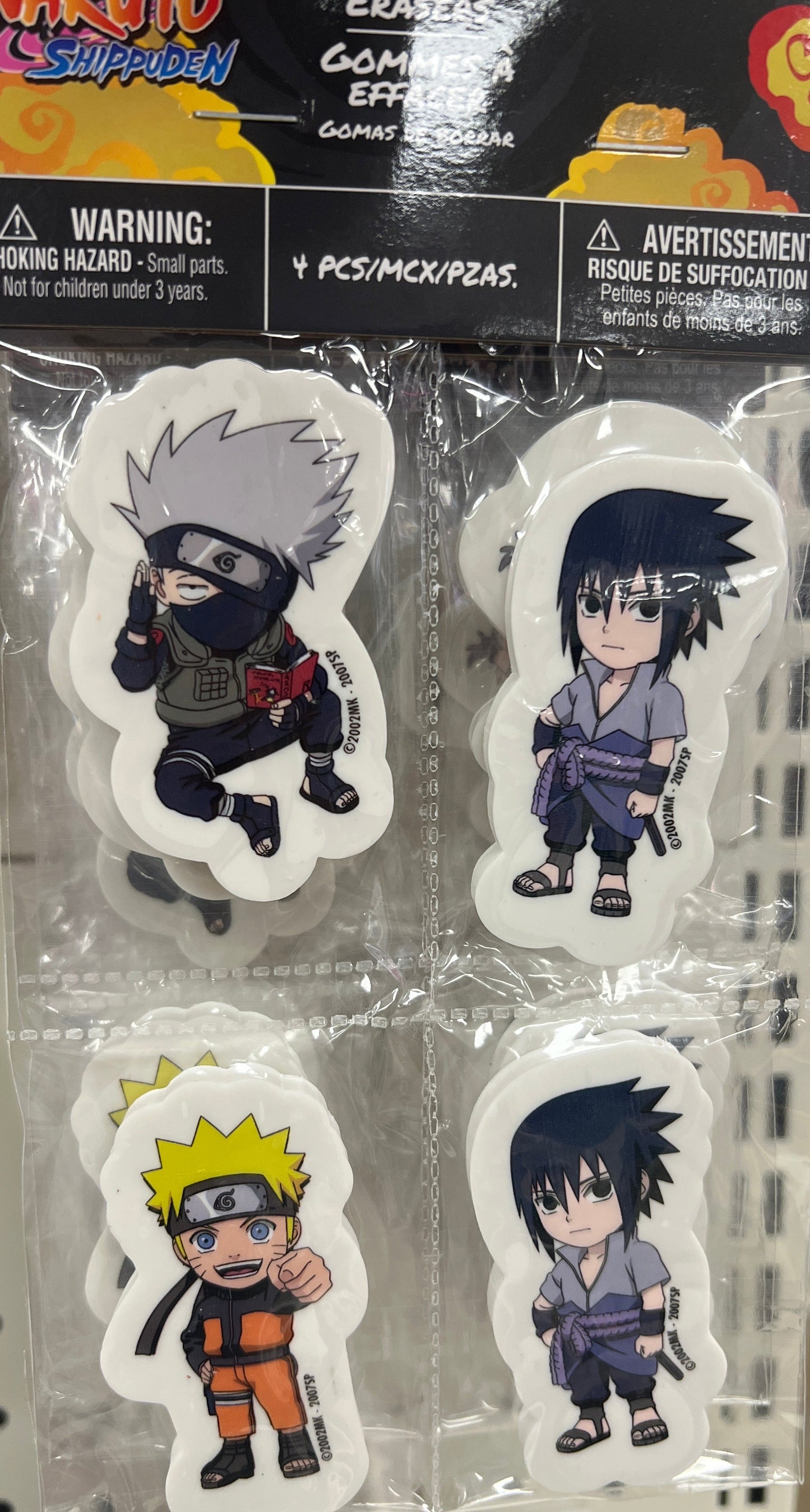 Naruto Erasers