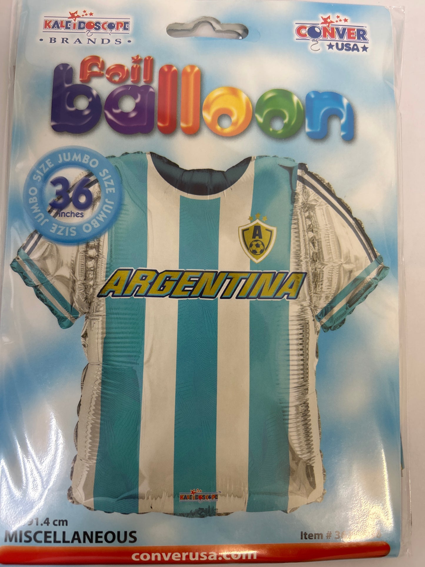 36”Jersey Argentina Foil Balloon
