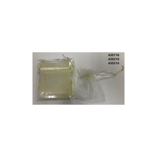 5"×7" Organza Bags Gold