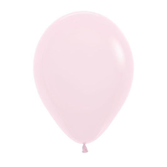 Betallatex Balloon Pastel Matte Pink 100ct Latex Balloon 5"