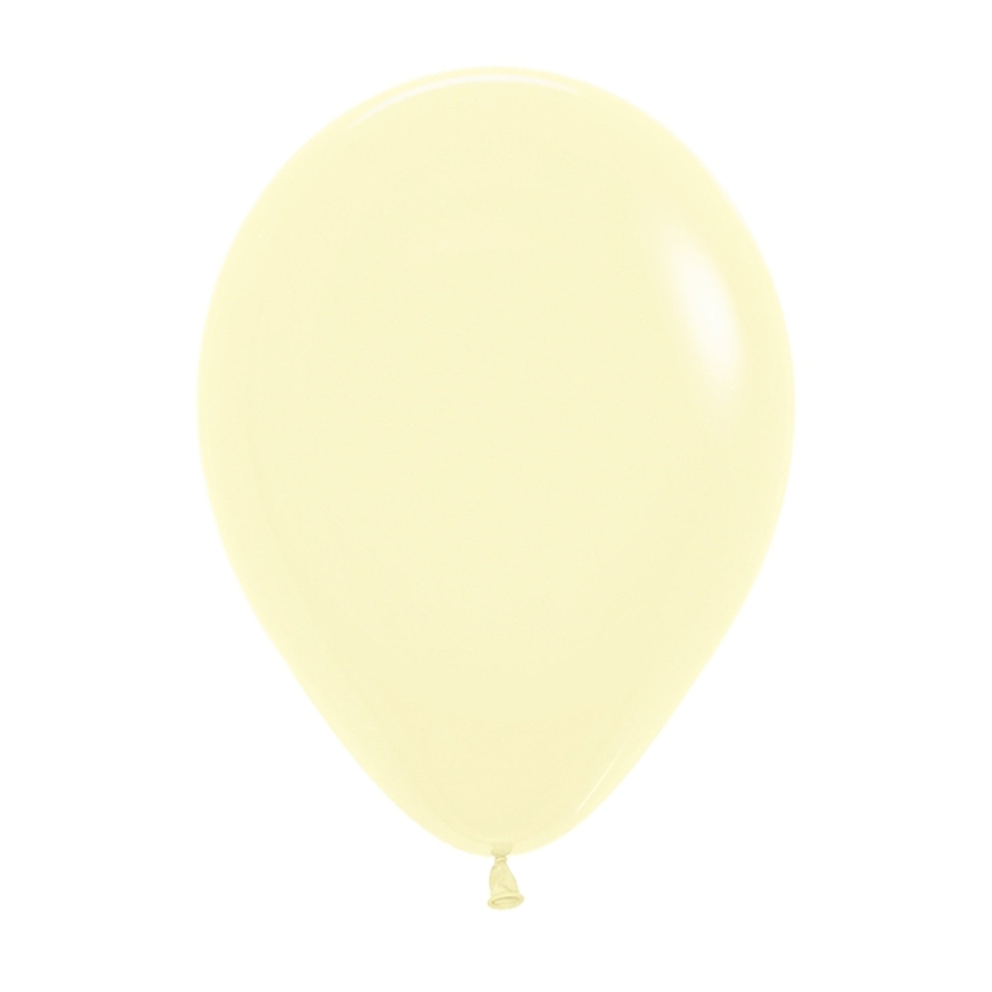 Betallatex Balloon Pastel Matte Yellow 100ct Latex Balloon 5"