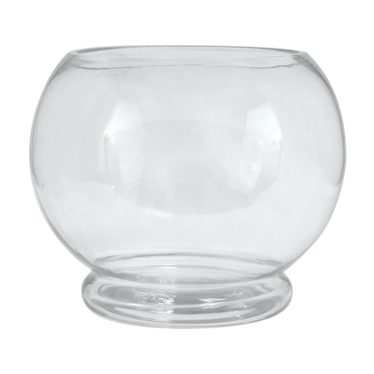 5" Glass Round Stackable