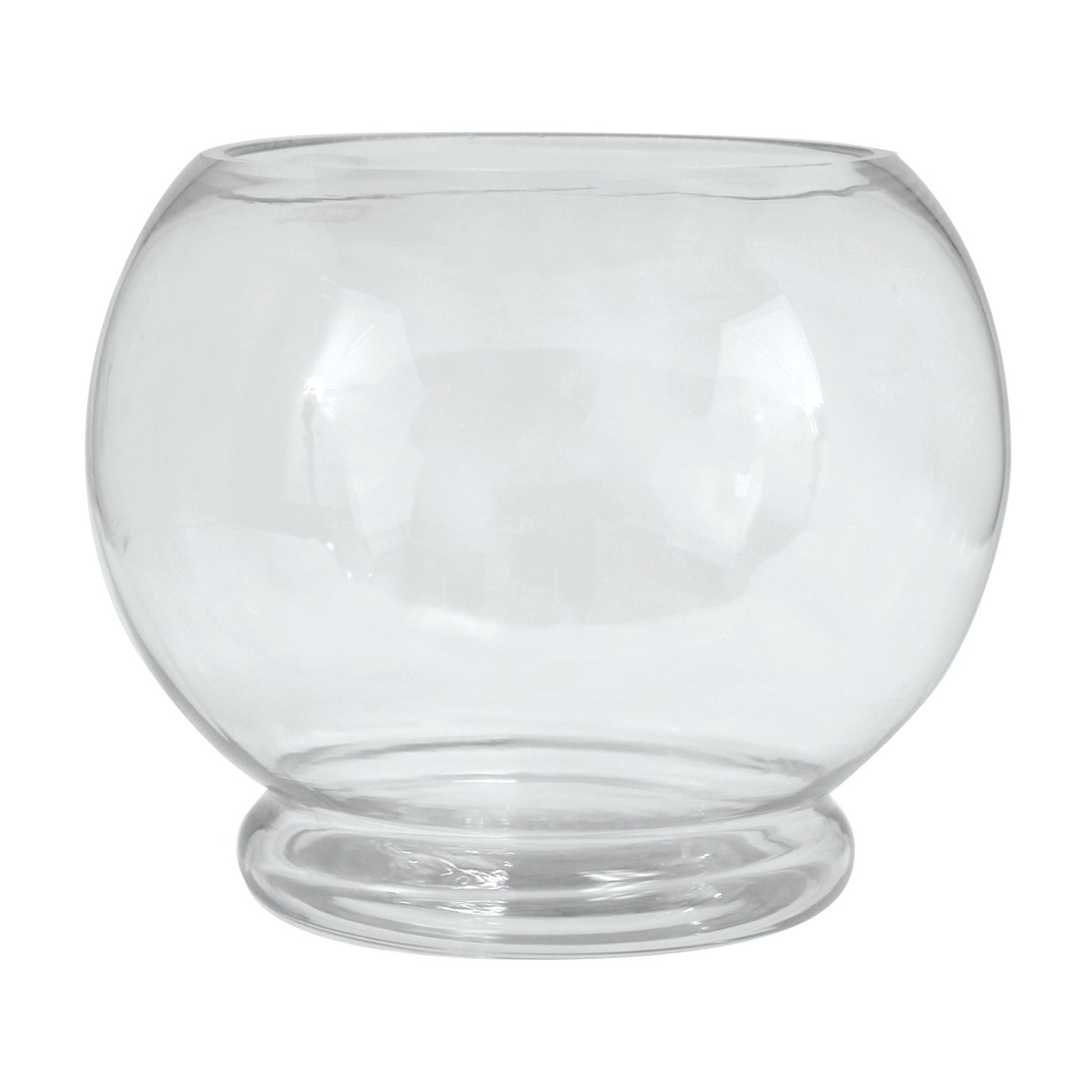 5" Glass Round Stackable