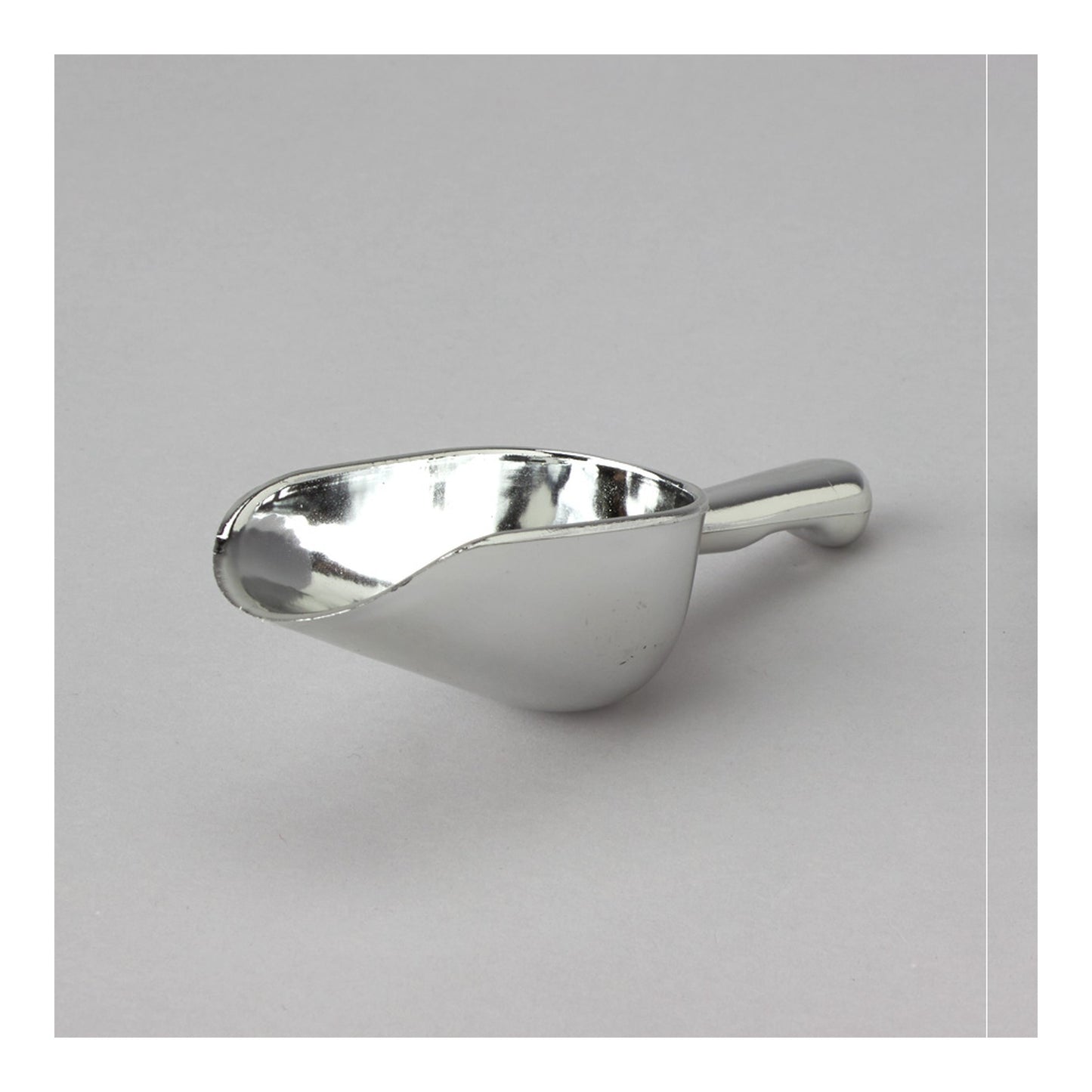 5" Plastic Candy Scoop Silver