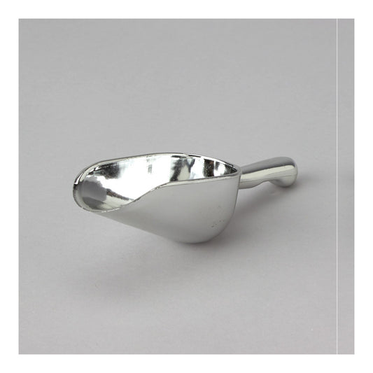 5" Plastic Candy Scoop Silver