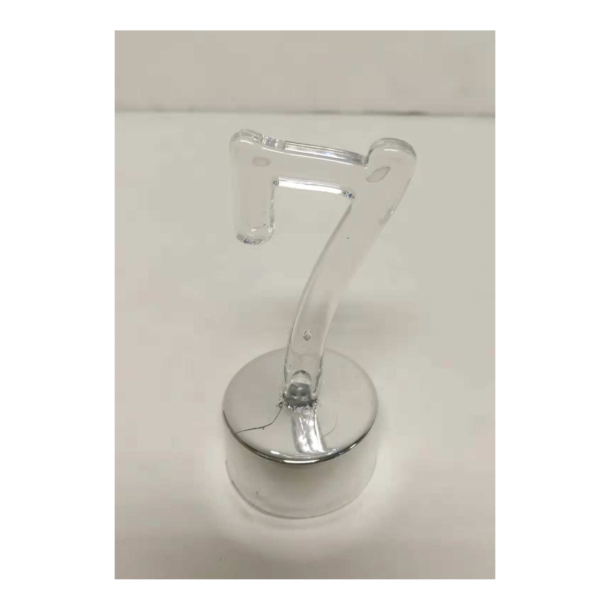 (c) LED Number Silver 7
