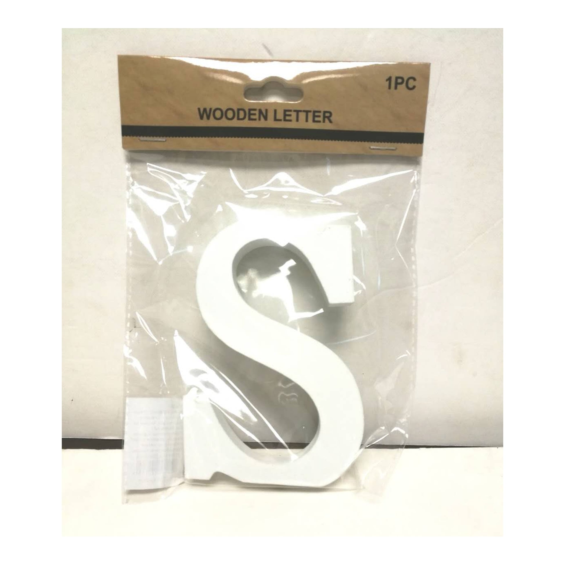 5"Woodern Letter'S'