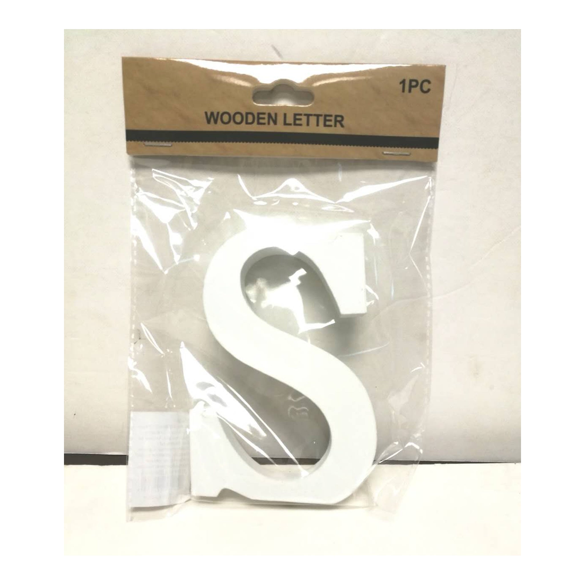 5"Woodern Letter'S'