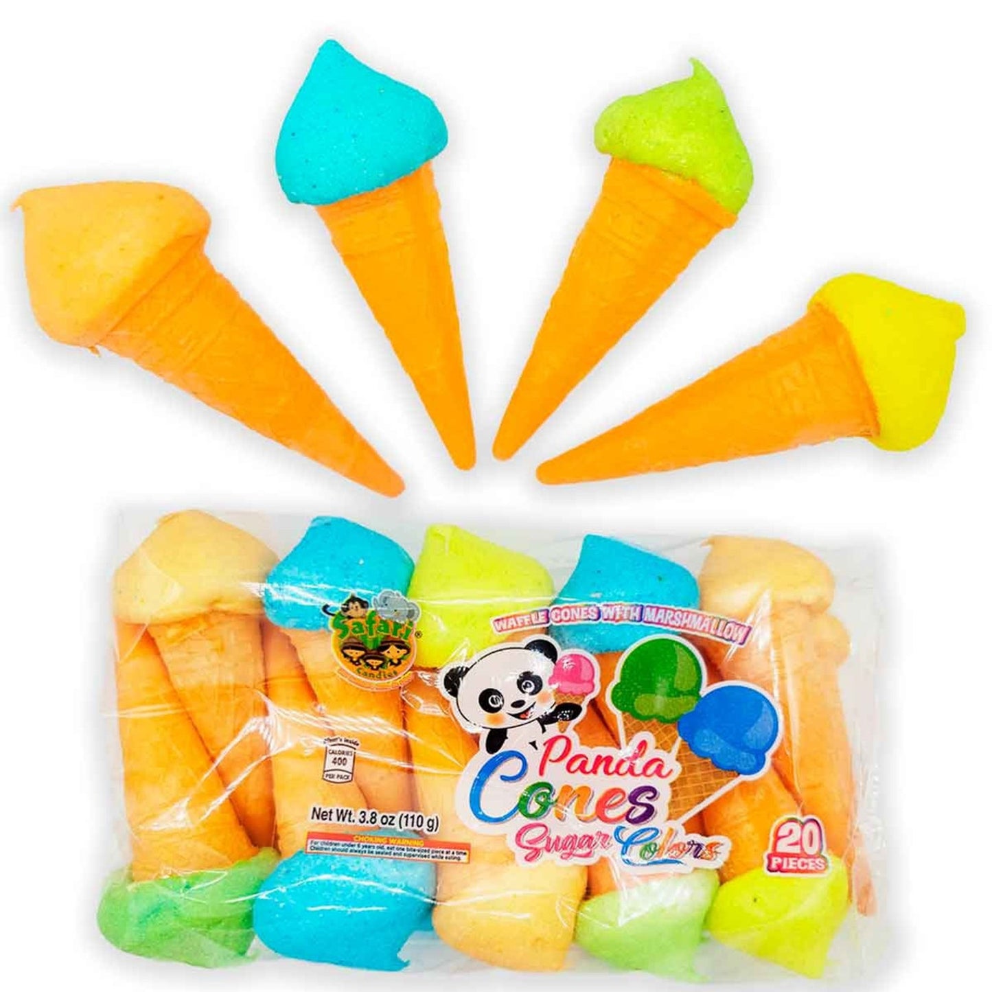 Safari Panda Cone Rainbow 16/20