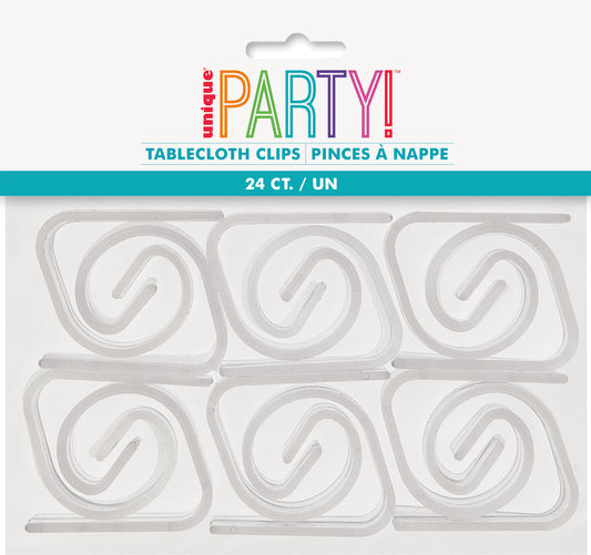 Plastic Table Cloth Clips 24ct
