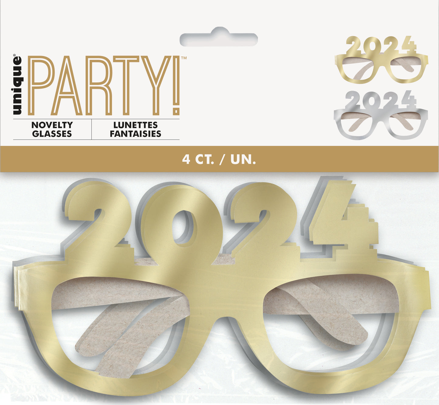 New Year 2024 Glass 4ct
