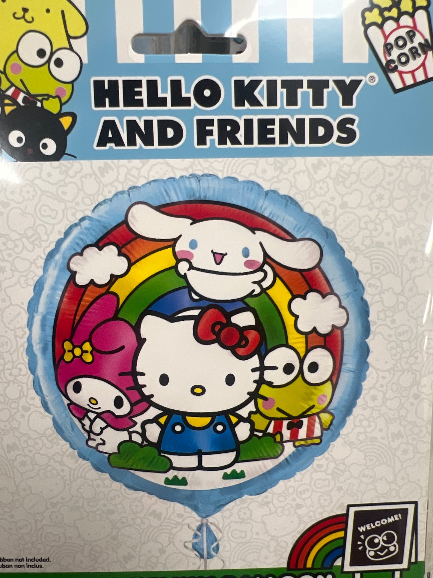 Globo de papel de aluminio de Hello Kitty de 18"