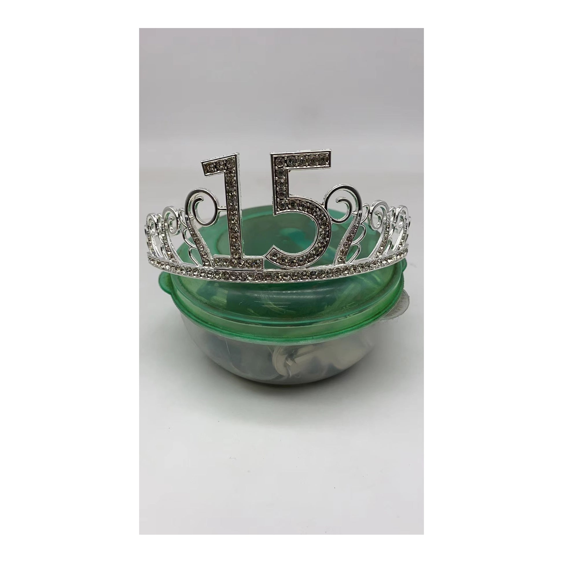 Rhinestone Tiara 15