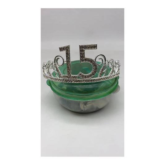 Rhinestone Tiara 15