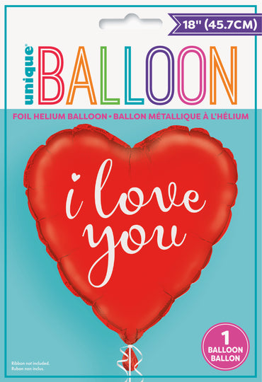 Heart Foil Balloon 18"