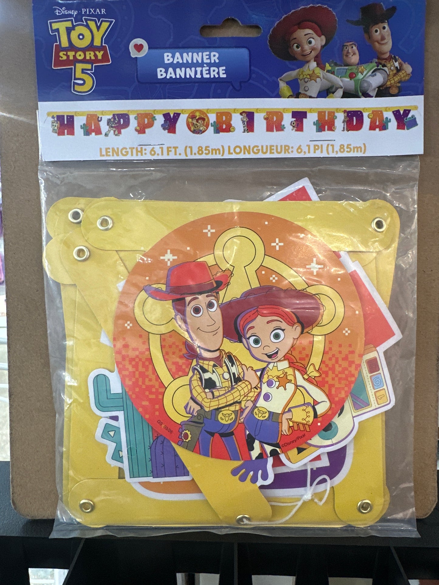 Toy Story Happy Birthday Cutout Jointed Banner