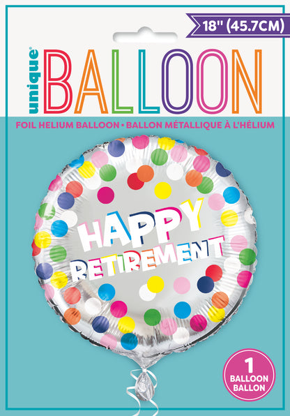 Retirement Foil Balloon 18"