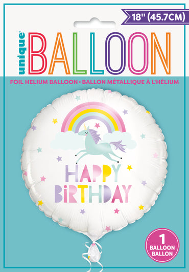 Unicorn Foil Balloon 18"