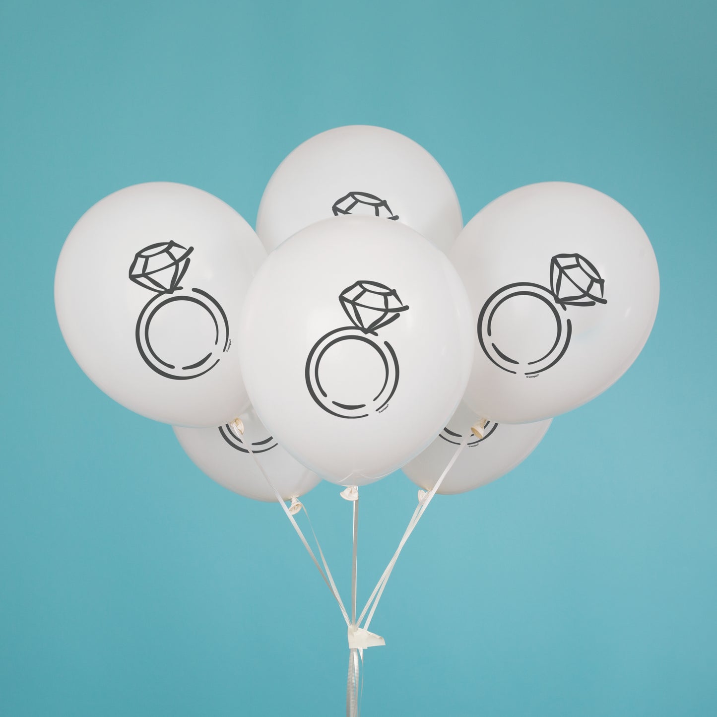 Ring 8ct Latex Balloon 12"