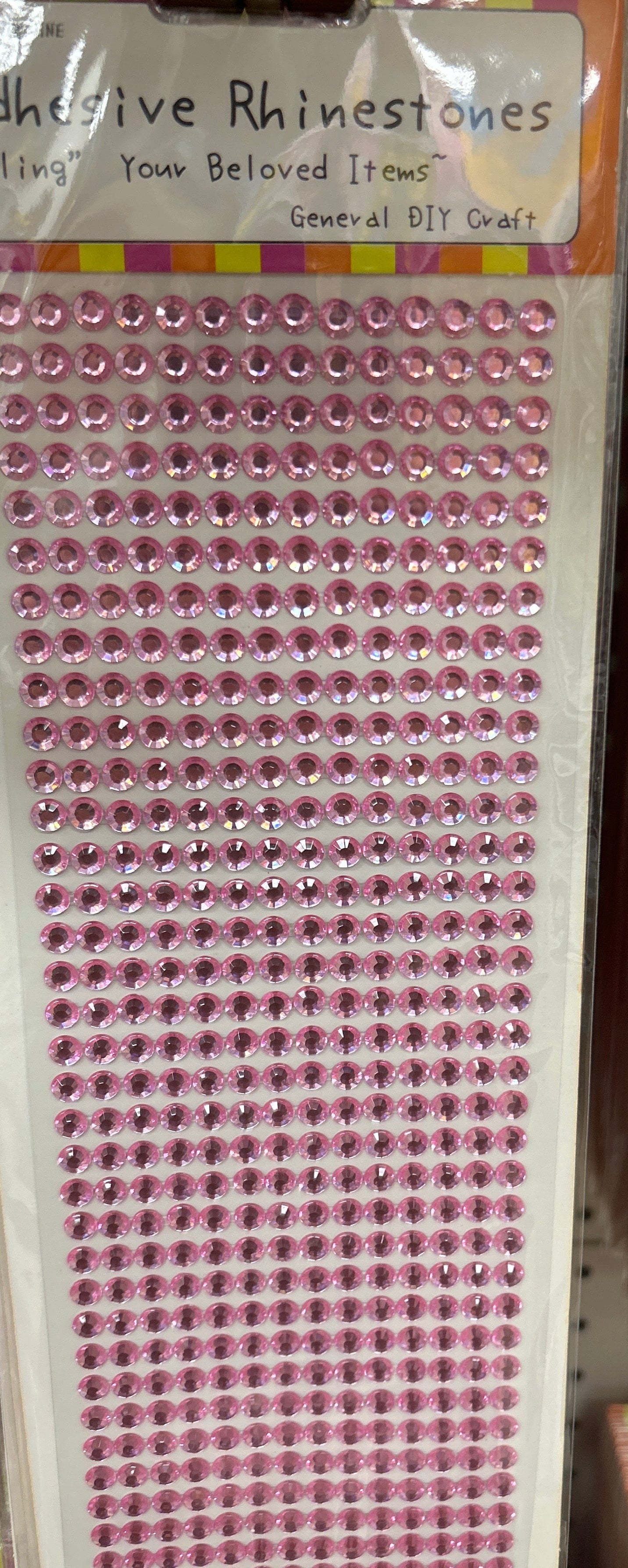 Rhinestone Sheet Light Pink