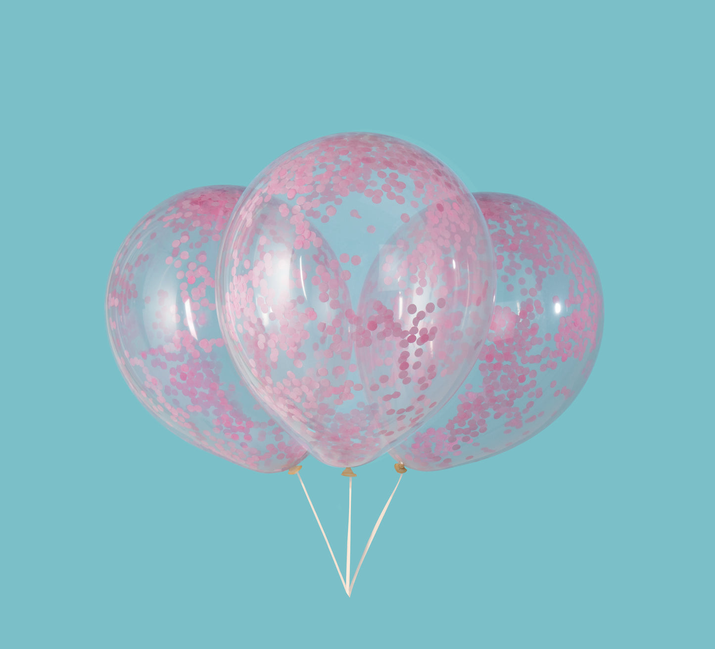 Confetti Pink 6ct Latex Balloon 12"