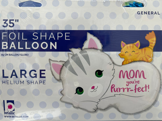 35” Purr-fect Mom Balloon