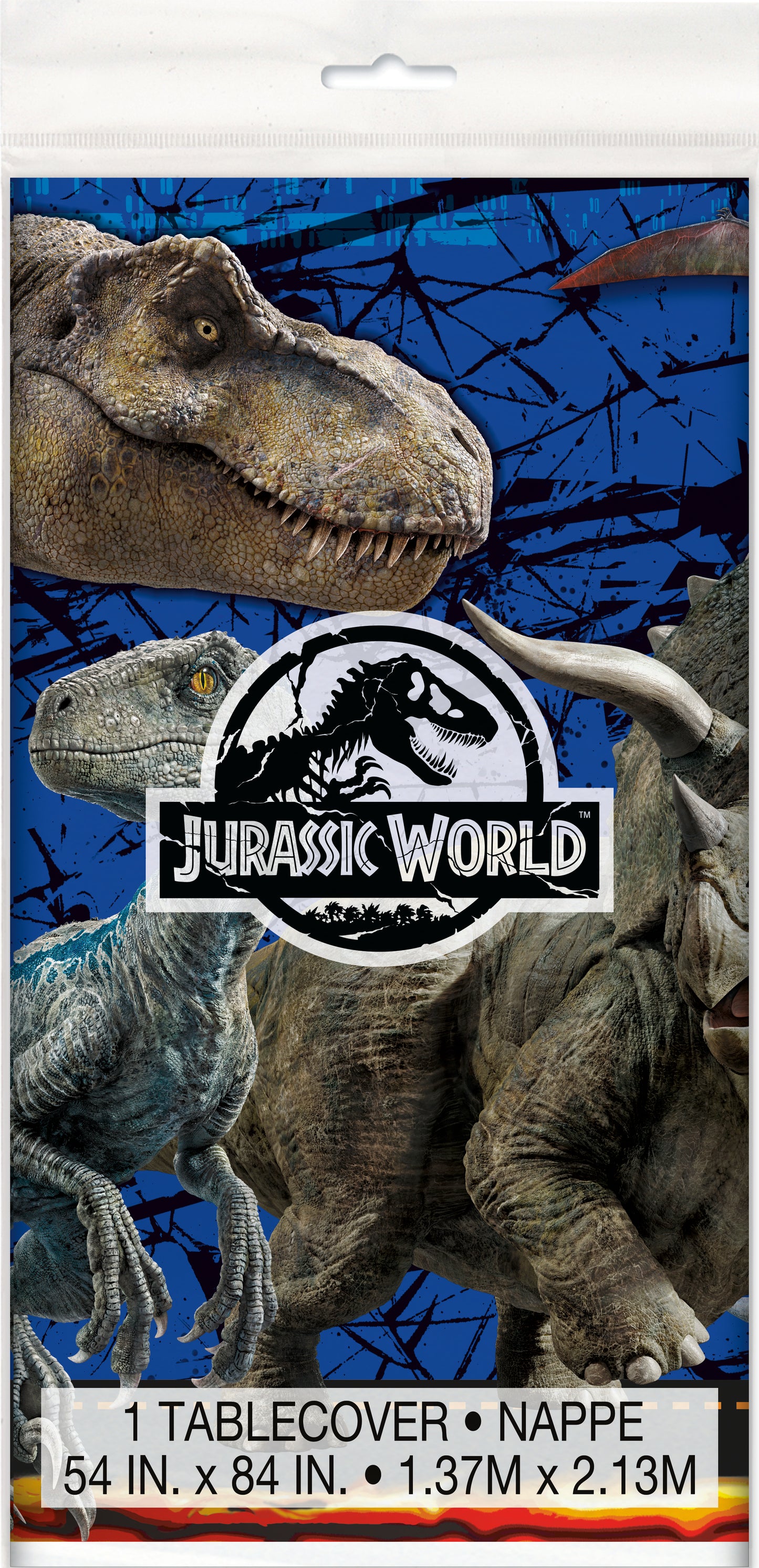 Jurassic World Plastic Table Cover 2ct