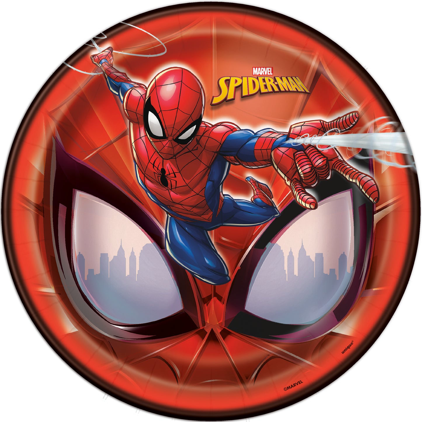 9" Plate Spider-Man 8ct