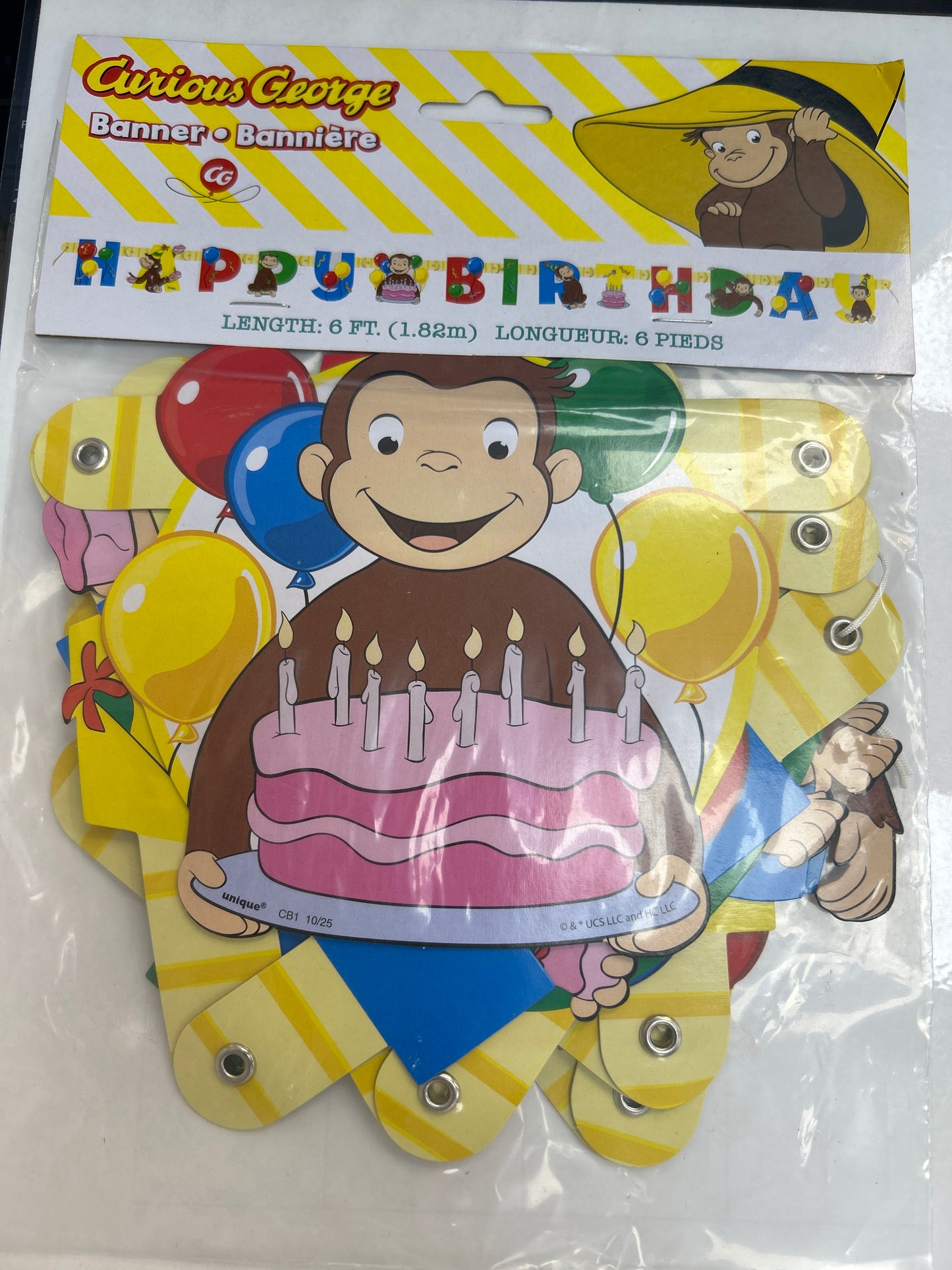 Curious George Jointed Banner