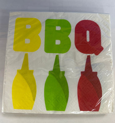 Classic BBQ Beverage Napkins 16 ct - Tableware (image 2)