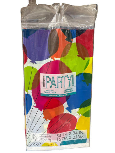 Balloon/Rainbow Birthday Table Cover