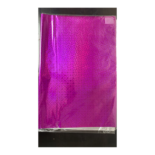 (c) Holographic Paper Fushsia 50ct