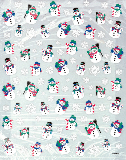 Bolsa de Celofán Muñeco de Nieve 4 unidades