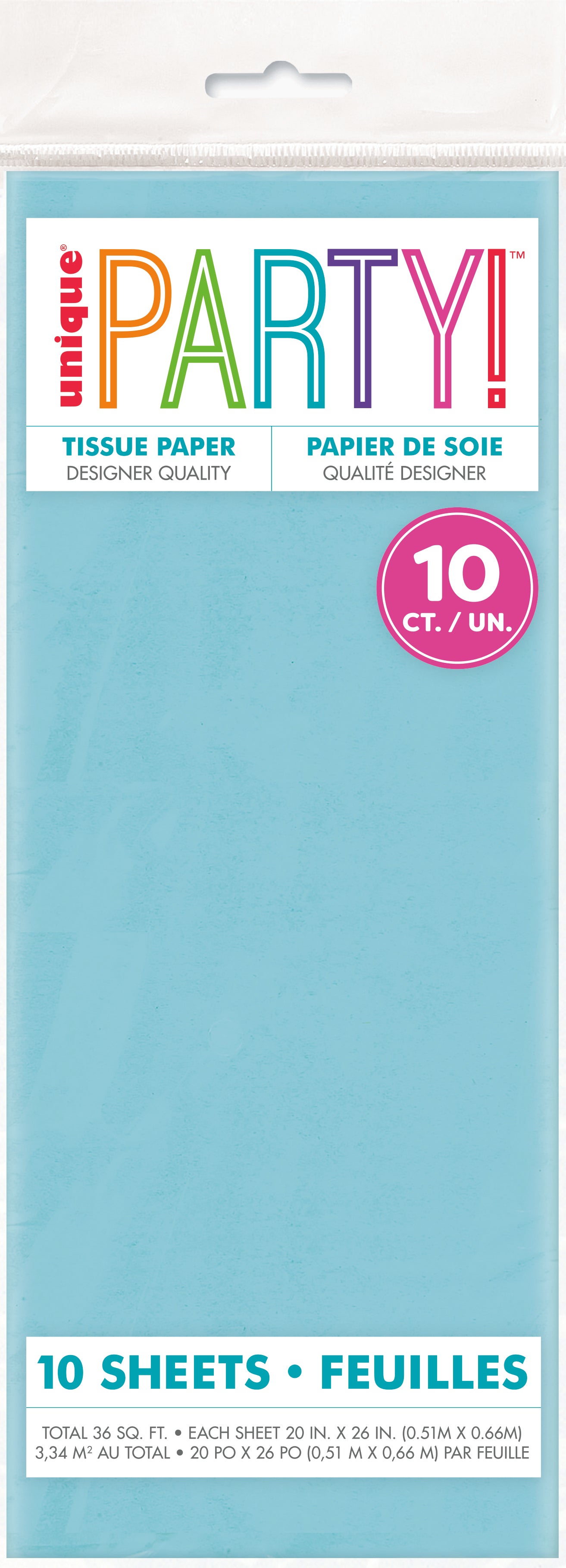 Assorted Baby Blue Tissue Sheet