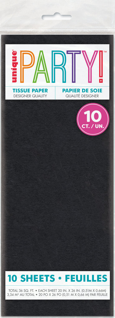 Assorted Tissue Sheet Black