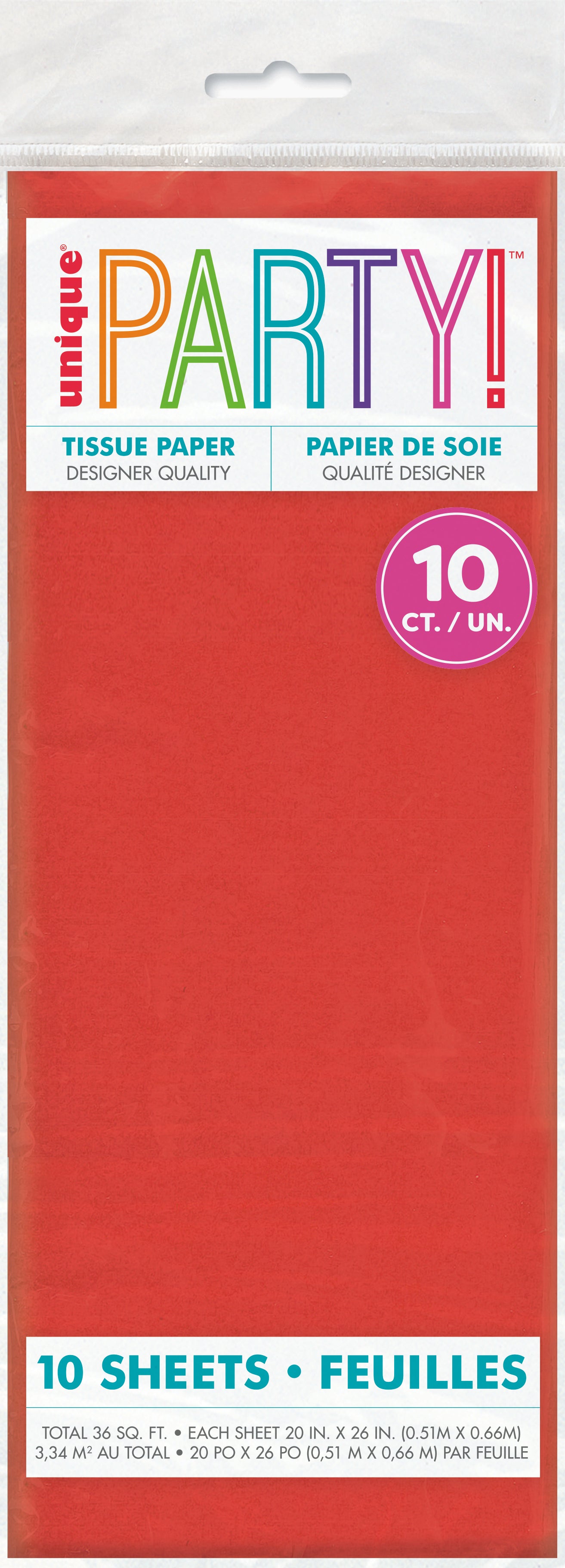 Assorted Red Tissue Sheet