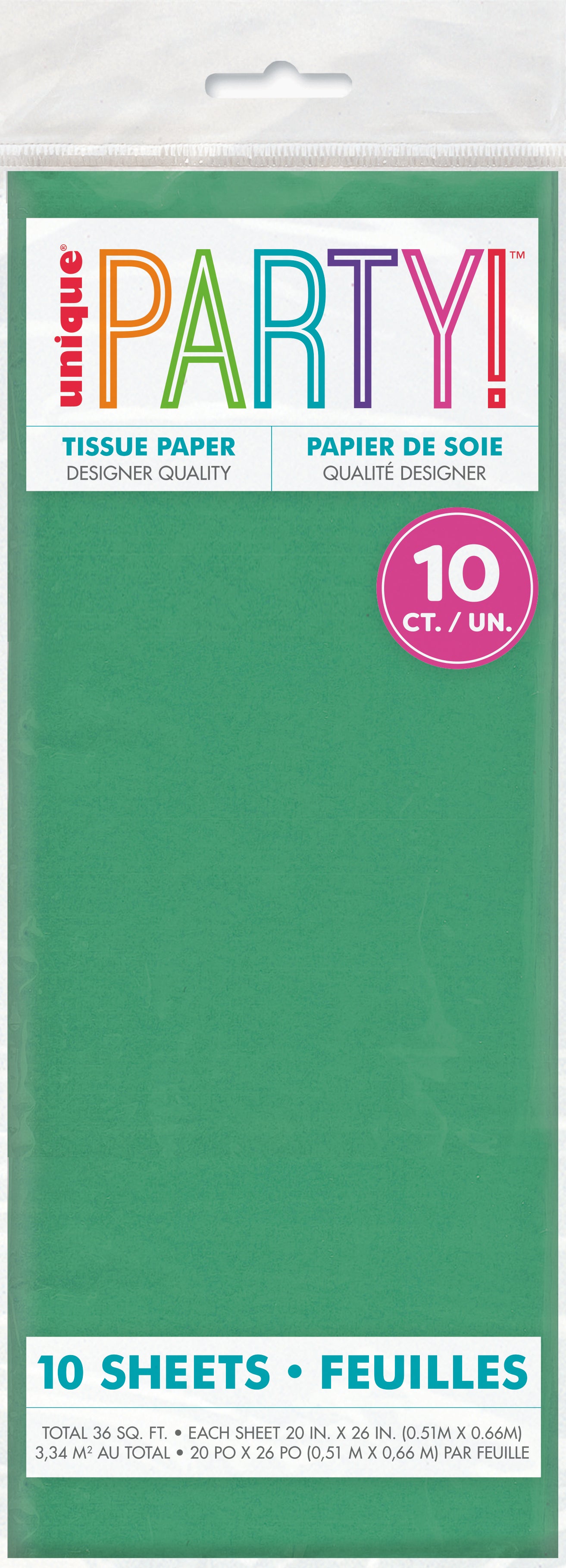 Assorted Green Tissue Sheet