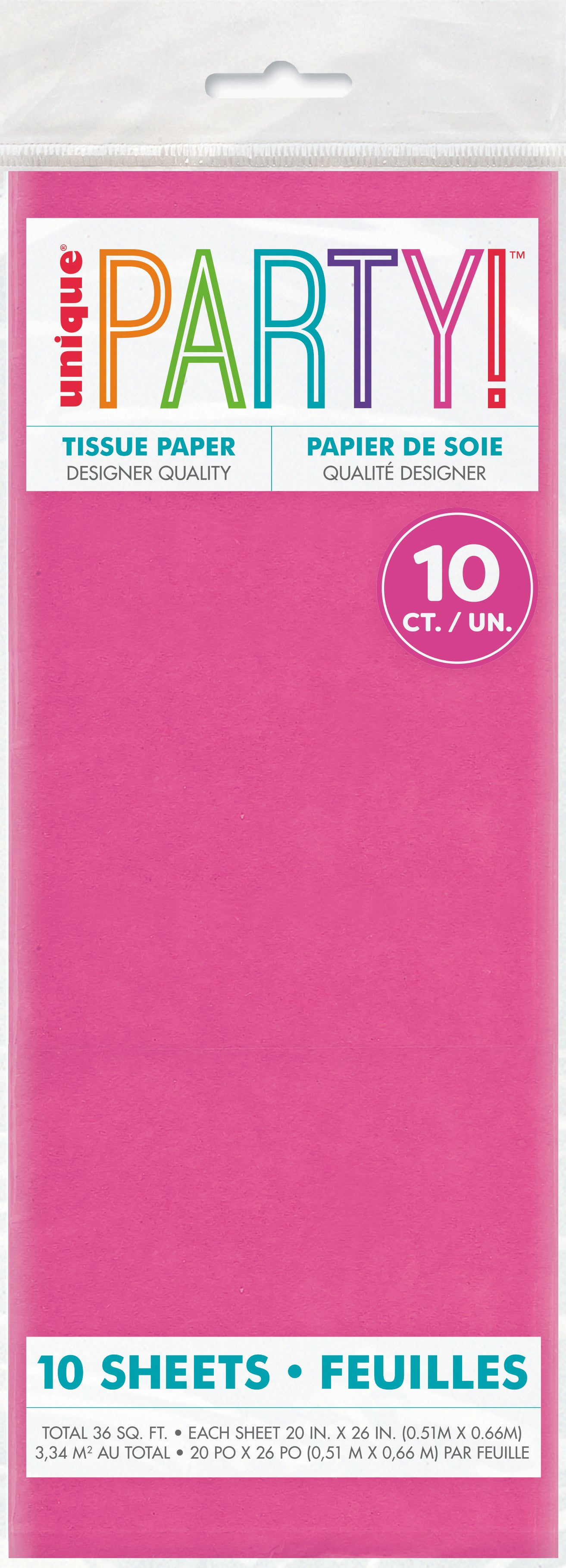 Assorted Hot Pink Tissue Sheet