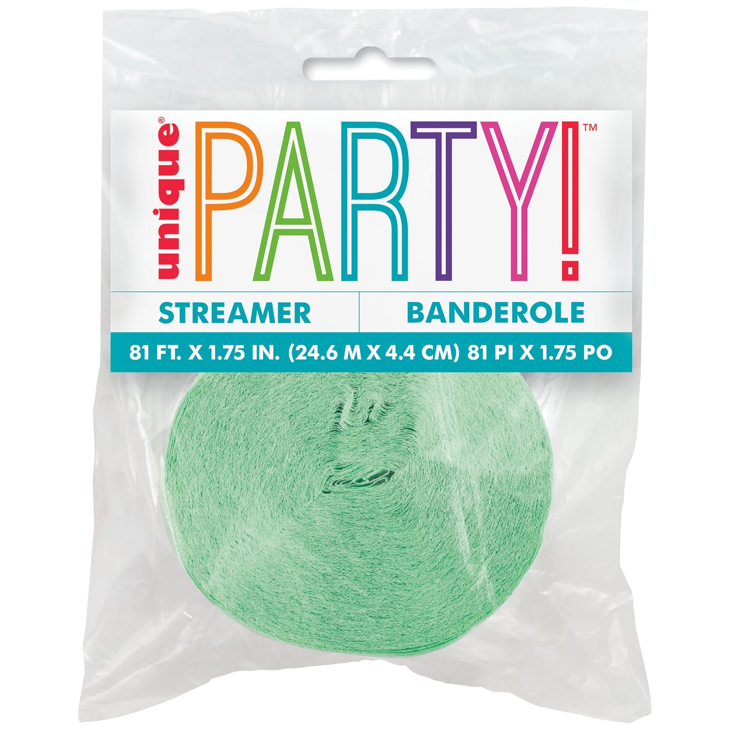 Crepe Streamer Mint