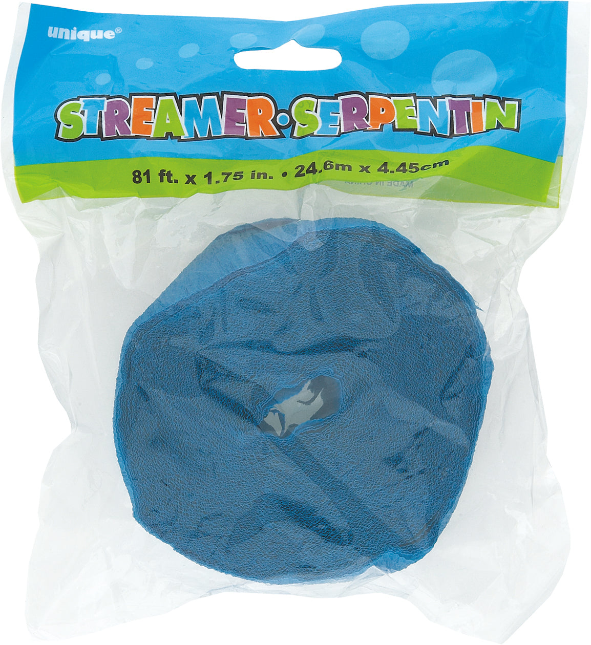 Crepe Streamer Turquoise