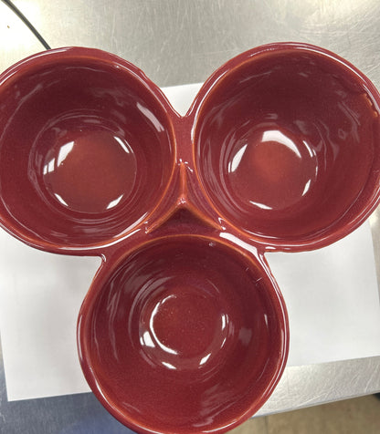 Salsera Triple Rosa