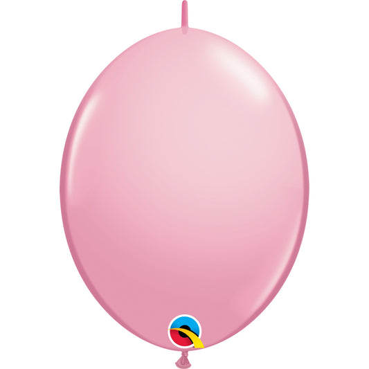Qualatex Balloon Qlink Pink 50ct Latex Balloon 12"