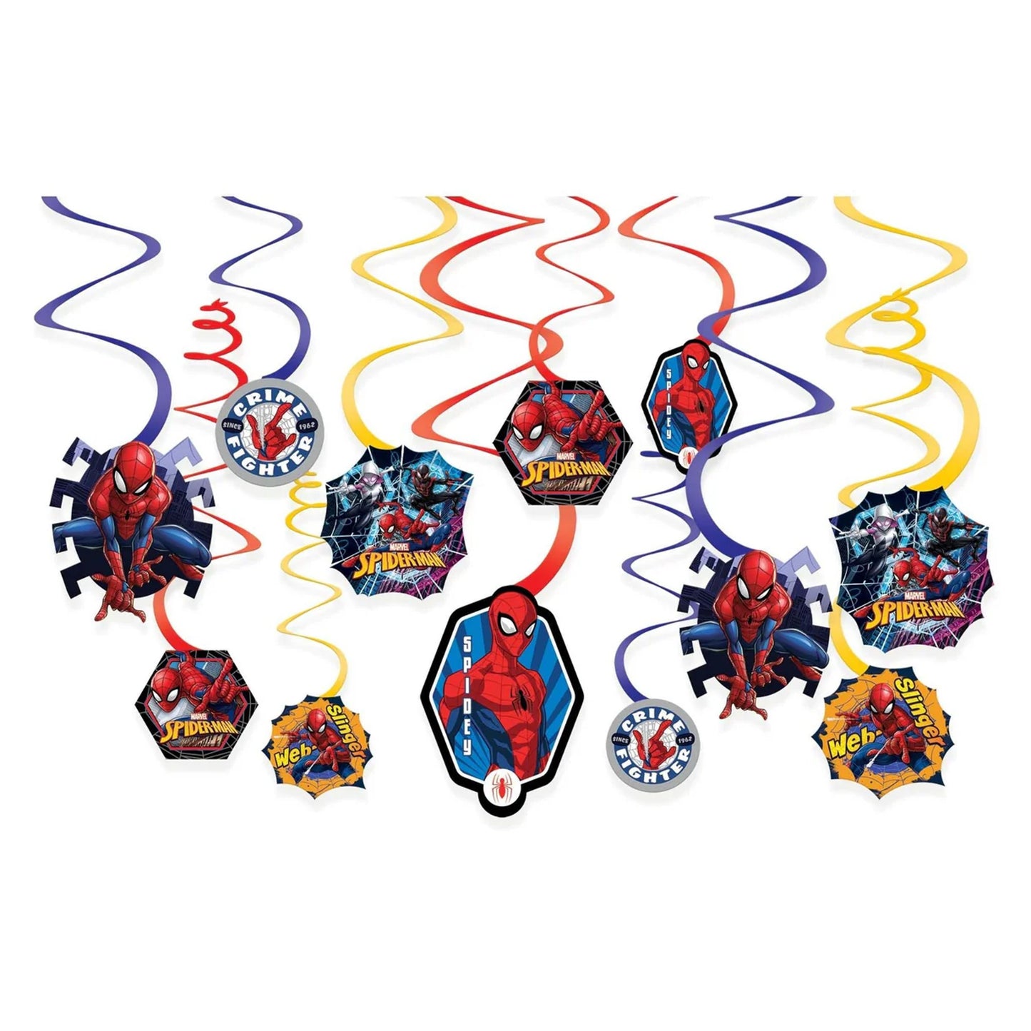 Decoración en espiral Spider-Man