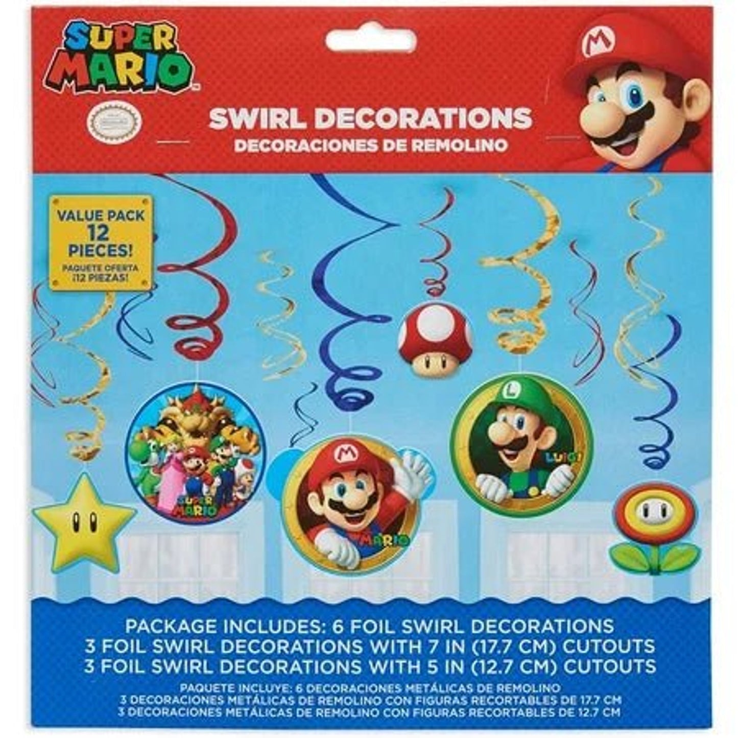 Swirl Decoration Super Mario
