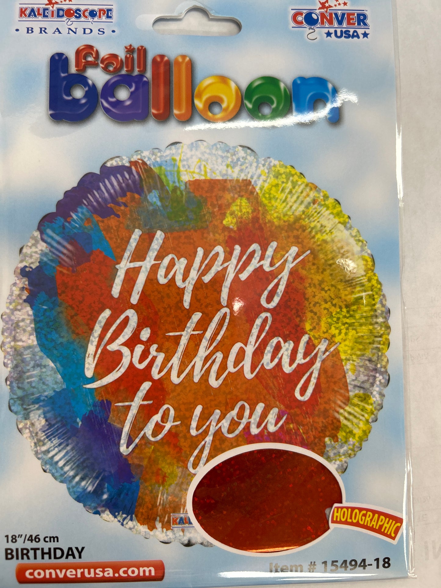 18 Happy Birthday Foil Balloon