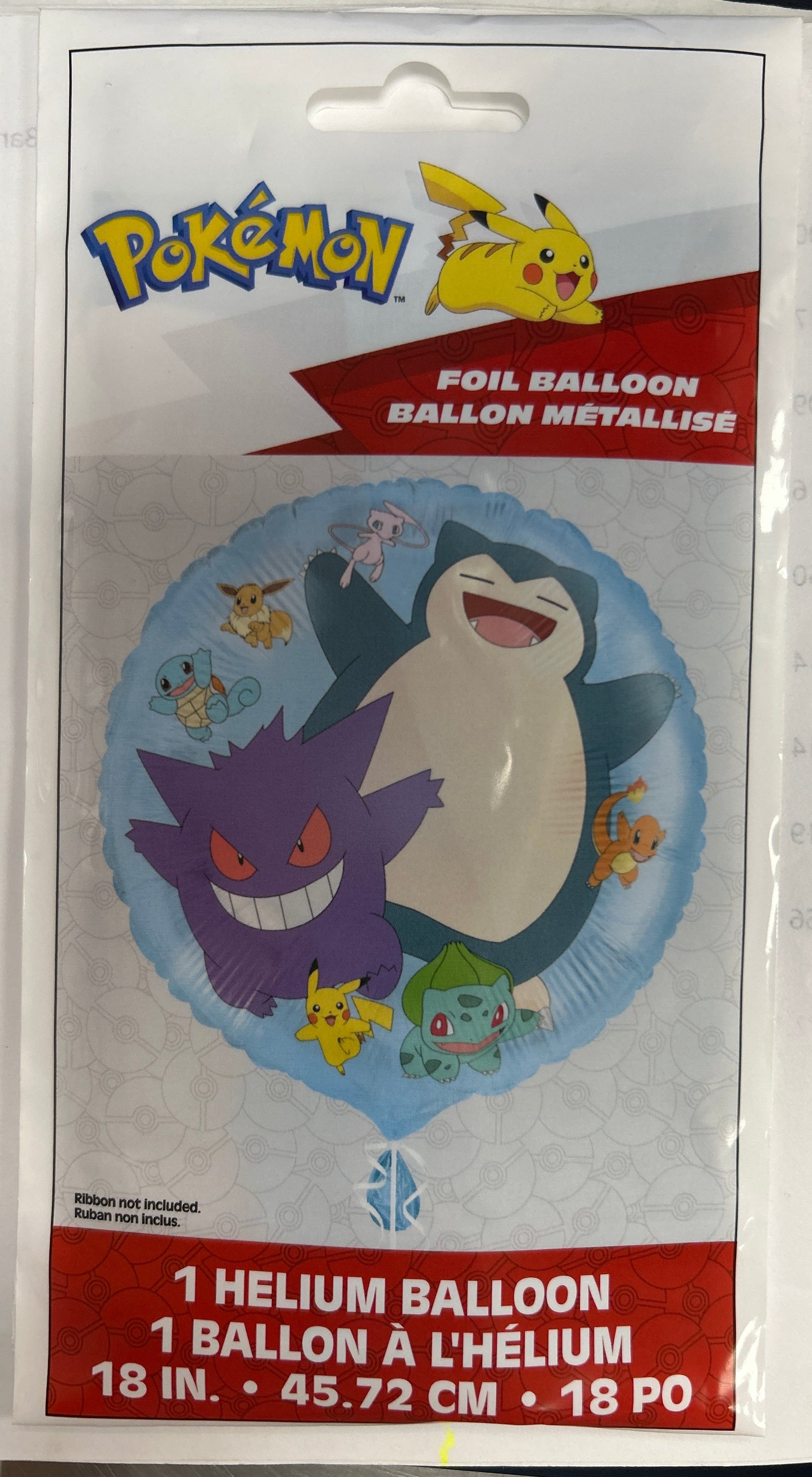 Globo de aluminio Pokémon de 18"