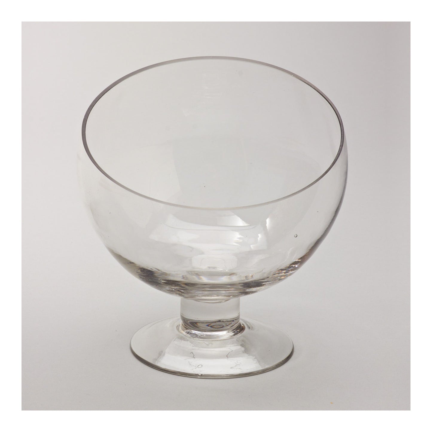 7.5" Glass Pedestal Bias Bowl