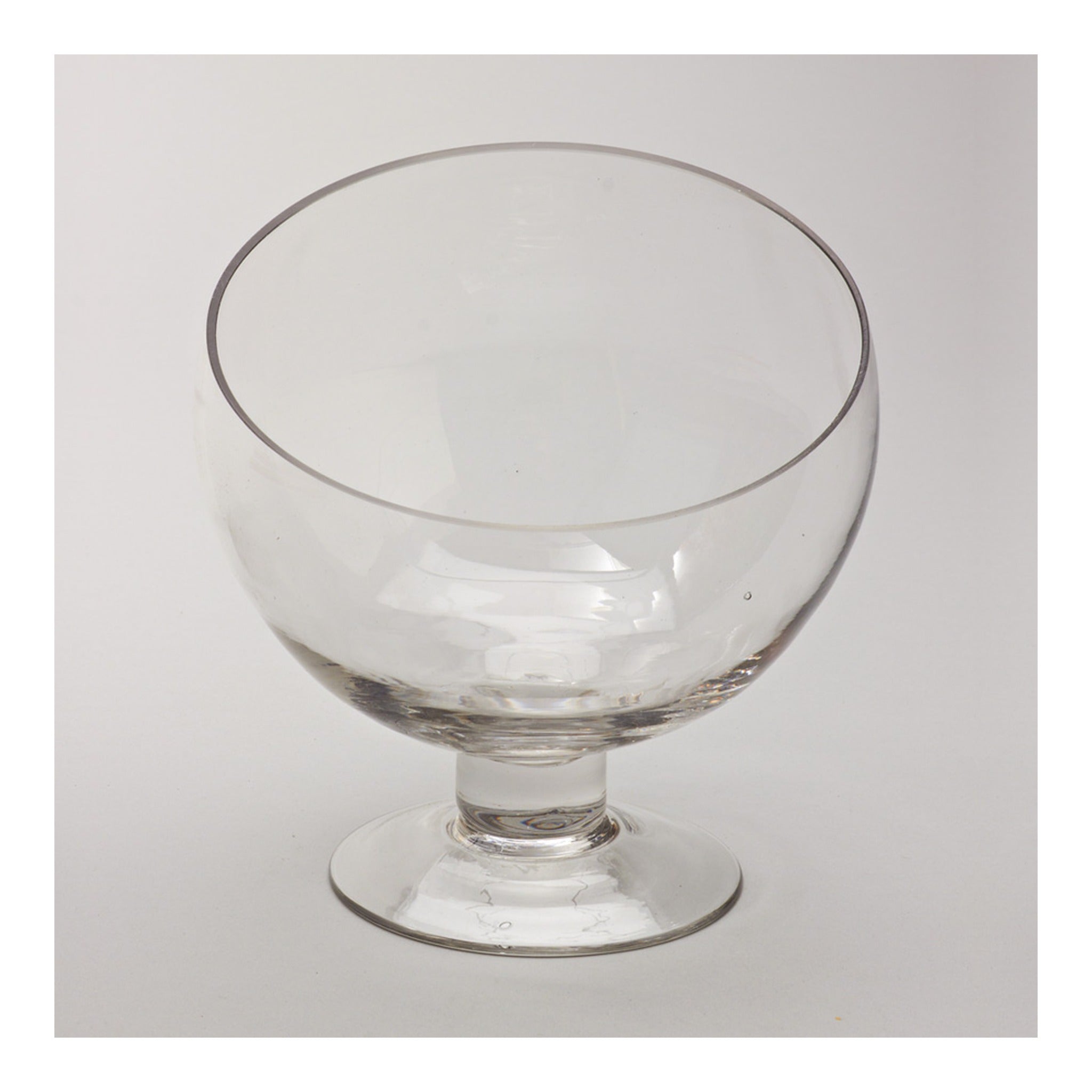 7.5" Glass Pedestal Bias Bowl